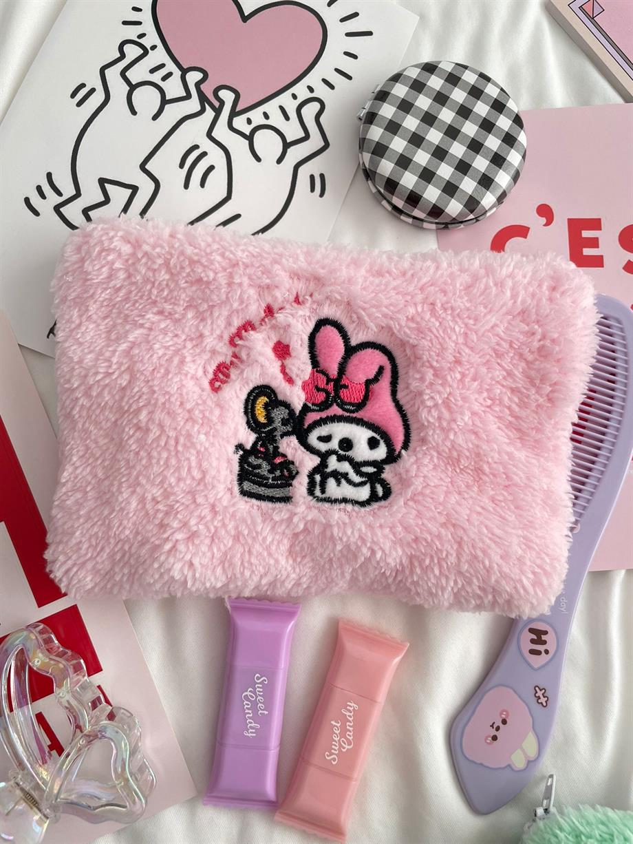 Kawaii Animal Pembe Peluş Çanta