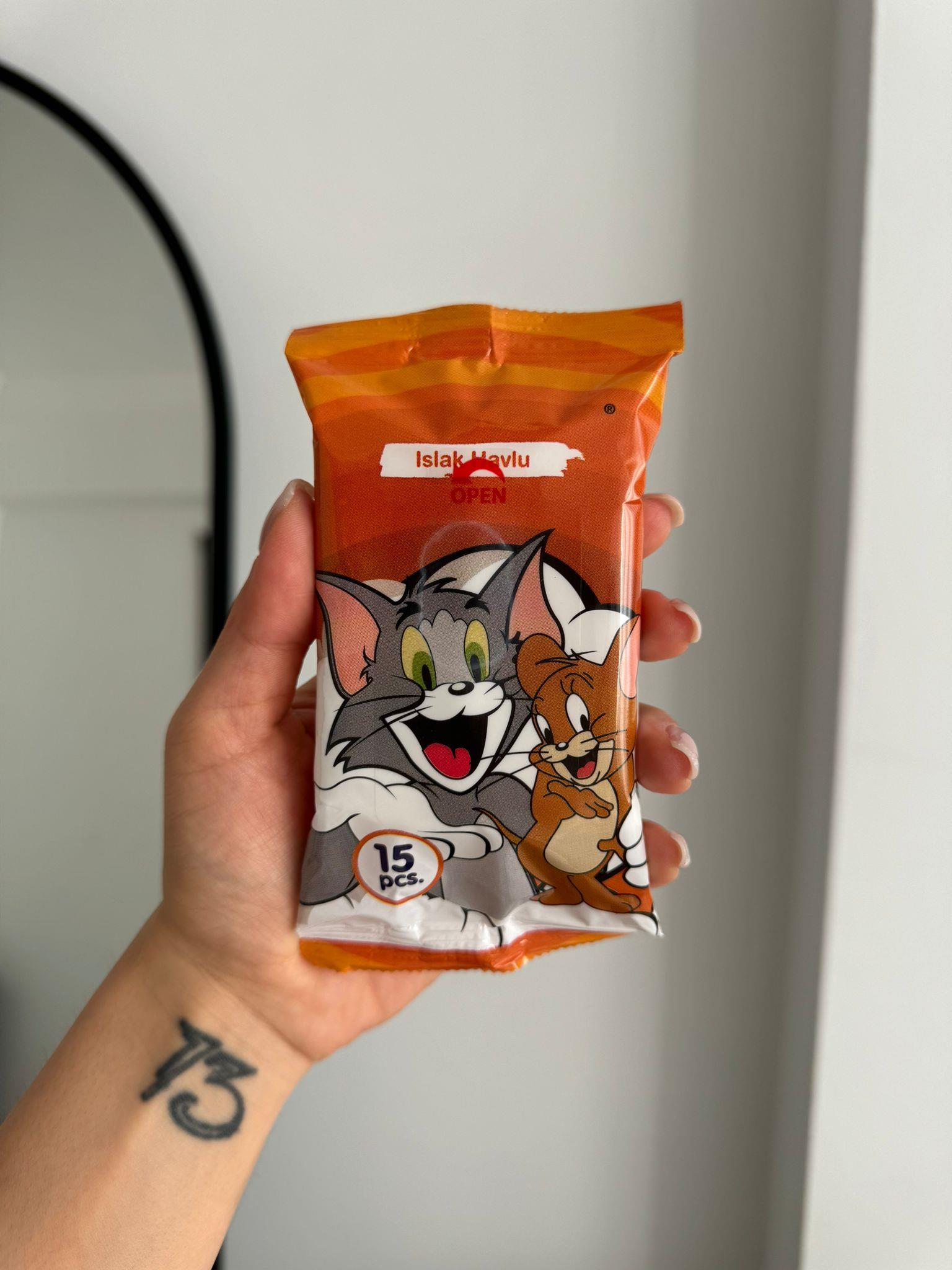 Kedi Fare Cep Boy Islak Mendil