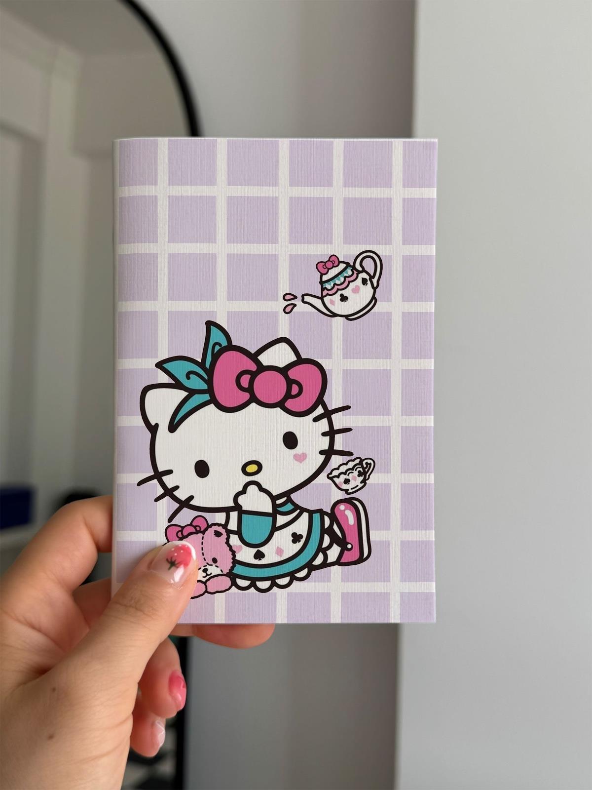 Kitty Tea Mini Çizgisiz Defter