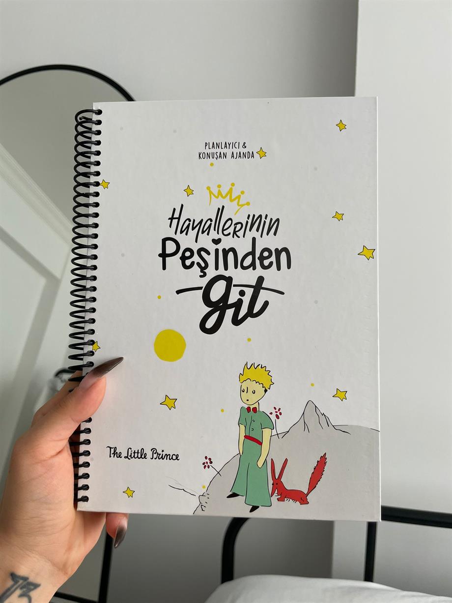 Küçük Prens Beyaz Motivasyon Planlayıcı Ajanda