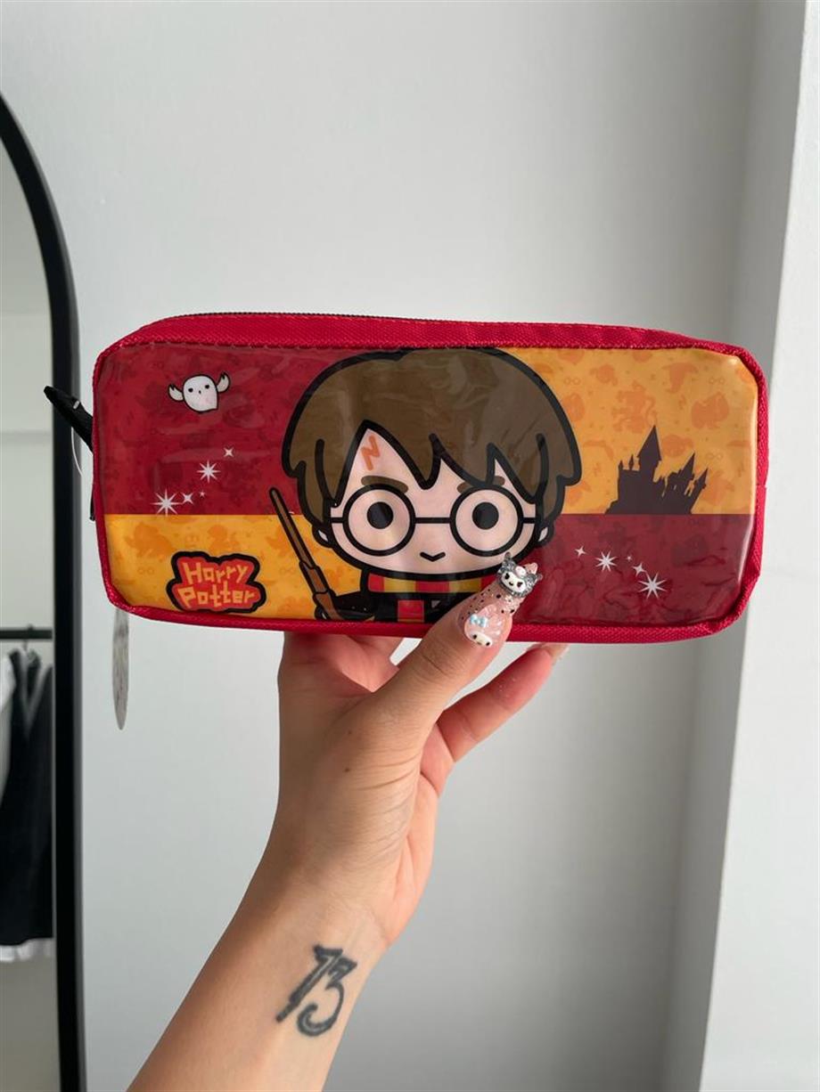 Lisanslı Harry Potter 2 Bölmeli Kırmızı Kalemlik