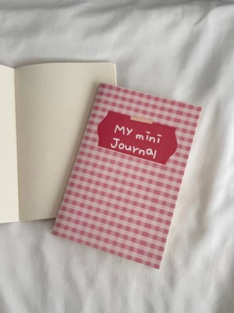 My Mini Journal Pembe Mini Çizgisiz Defter