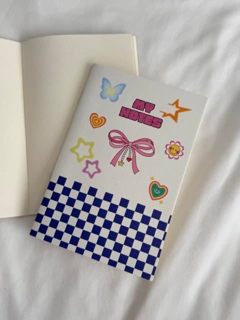My Notes Ribbon Star Mini Çizgisiz Defter