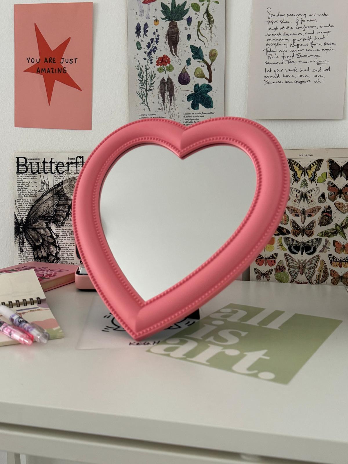 Pink Love Makyaj Aynası