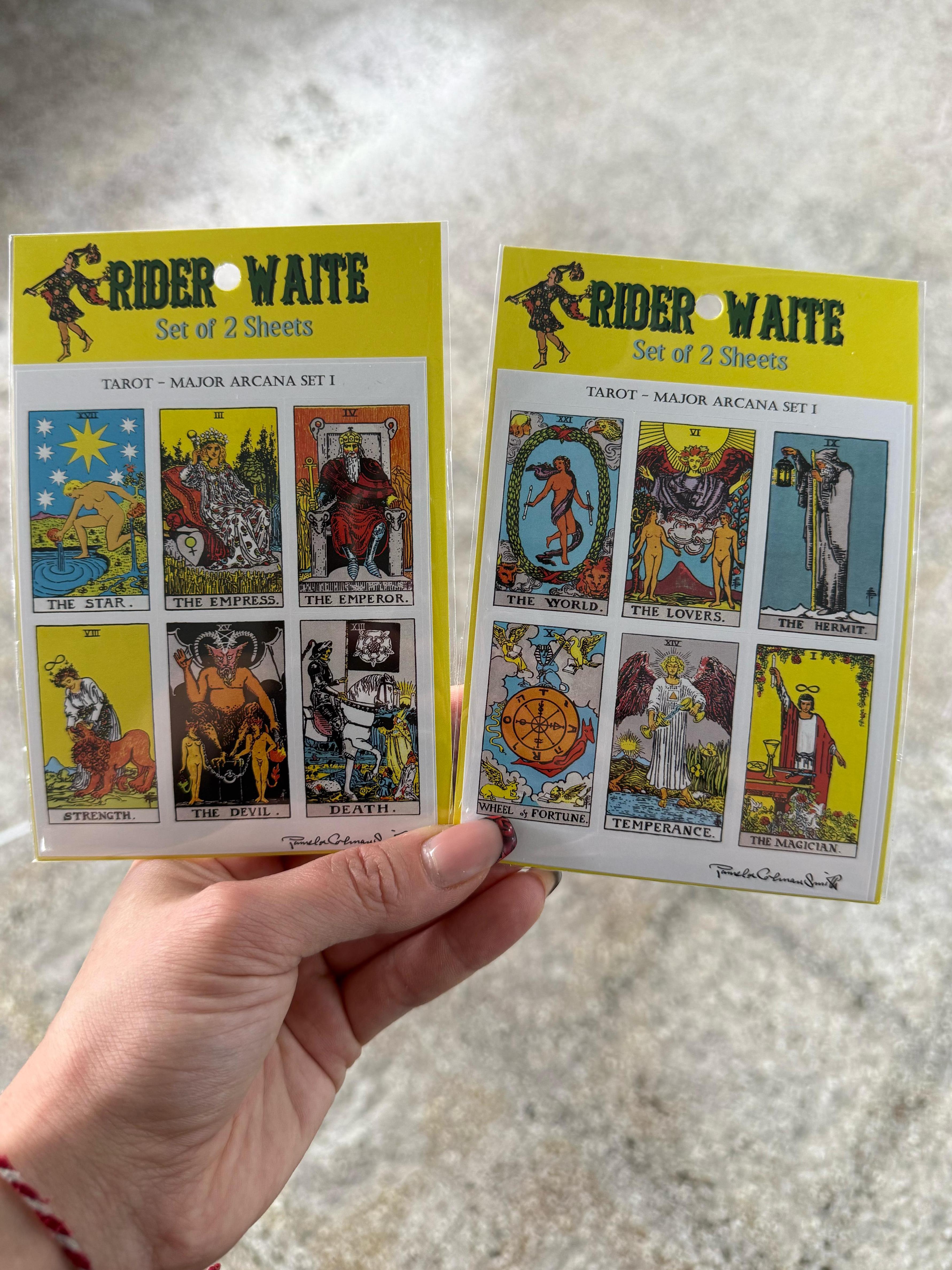 Rider Waite Tarot 2li Sayfa Sticker