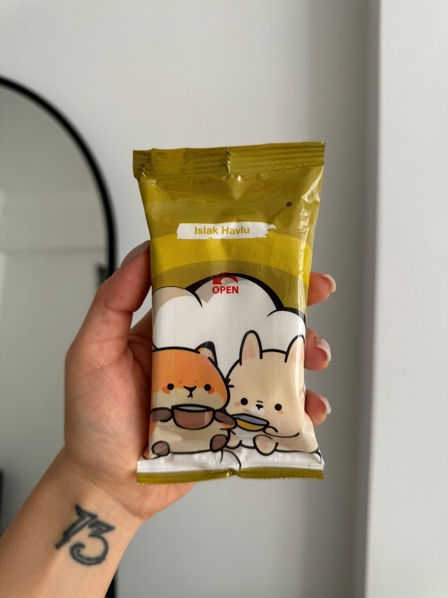 Sevimli Kediler Cep Boy Islak Mendil