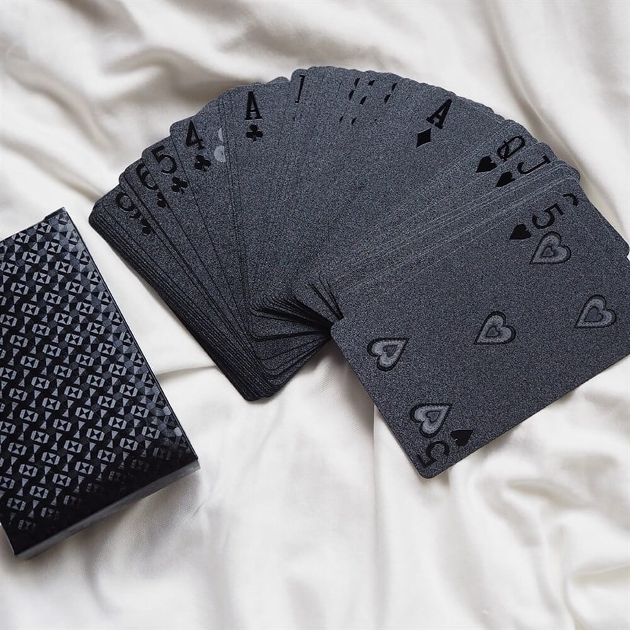 Siyah İskambil Oyun Kartı