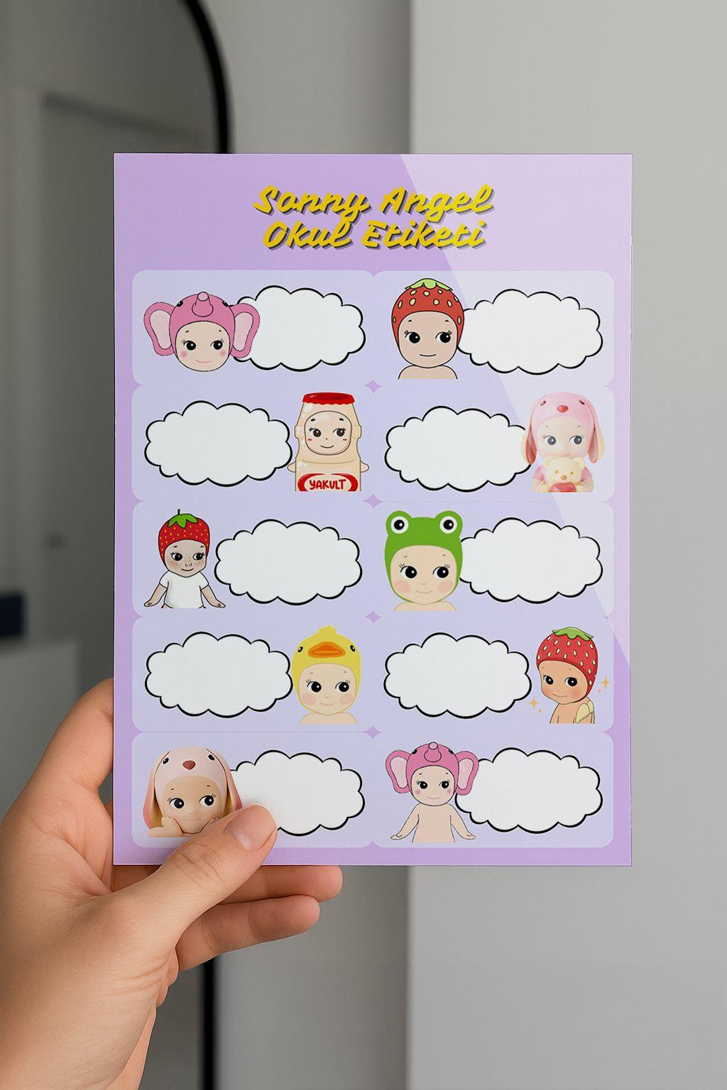 Sonny Angel Okul Etiketi 3 lü Paket