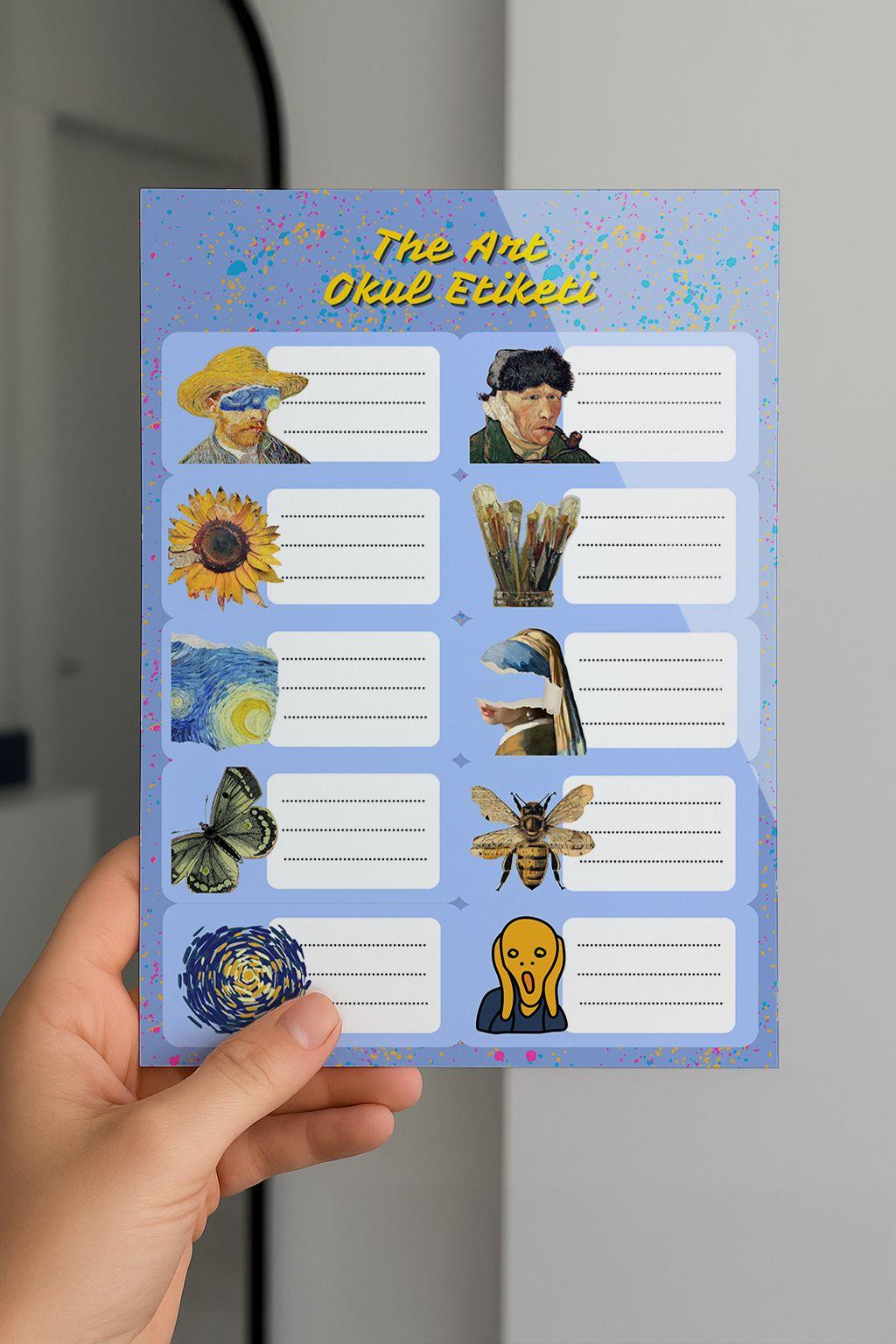 The Art Okul Etiketi 3 lü Paket