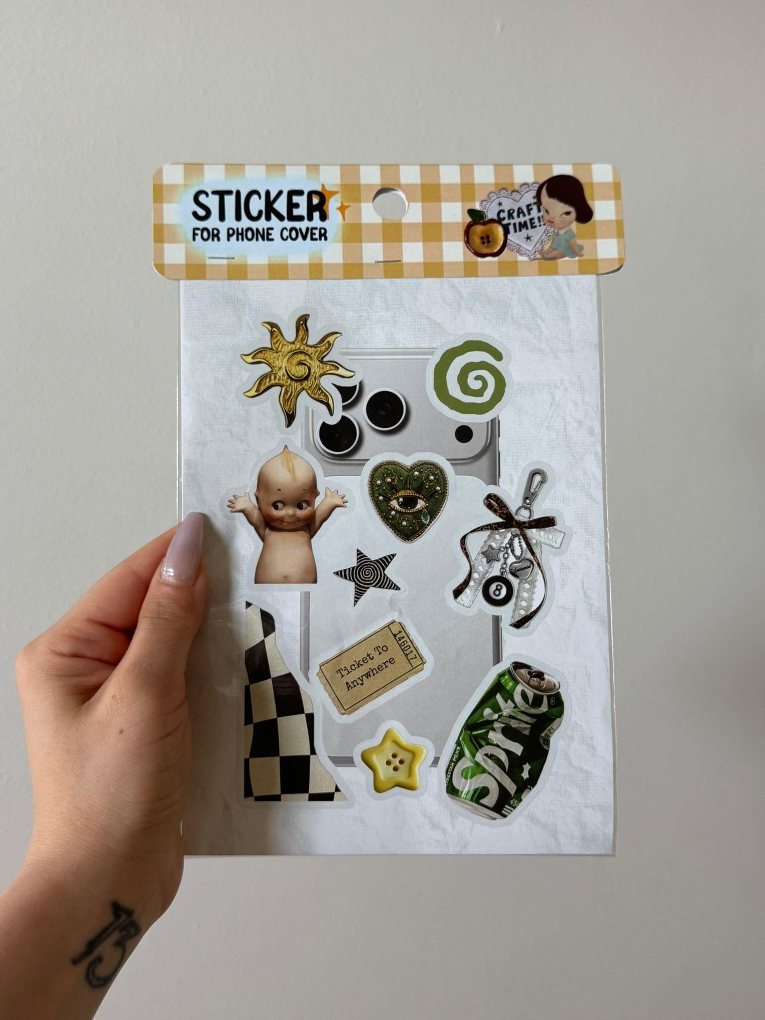 Ticket To Anywhere Phone Sticker