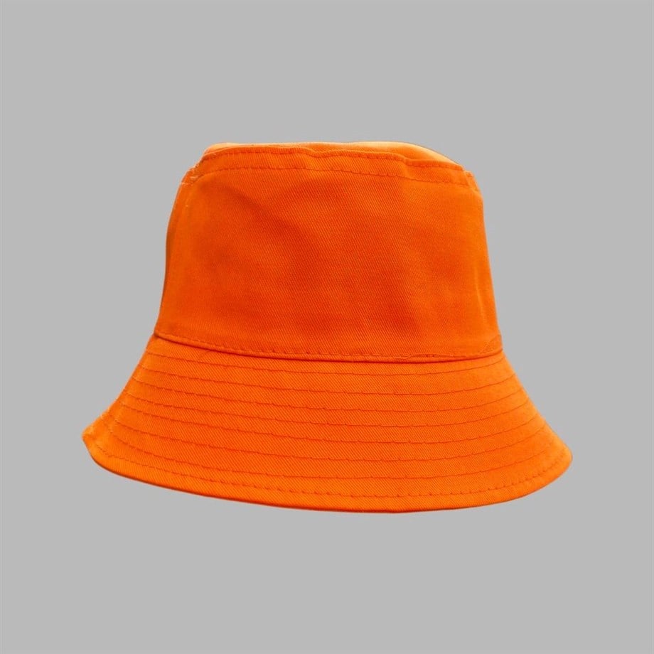 Turuncu Bucket Şapka