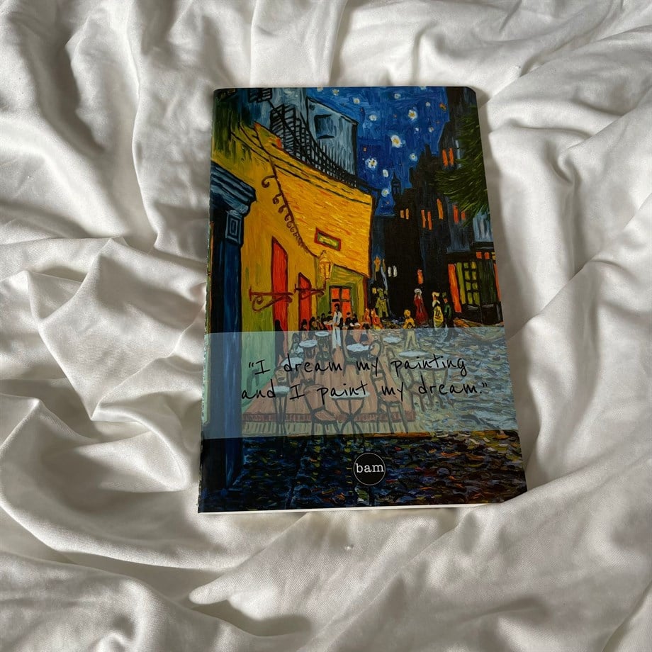 Van Gogh Teras Terzi Dikişli Defter