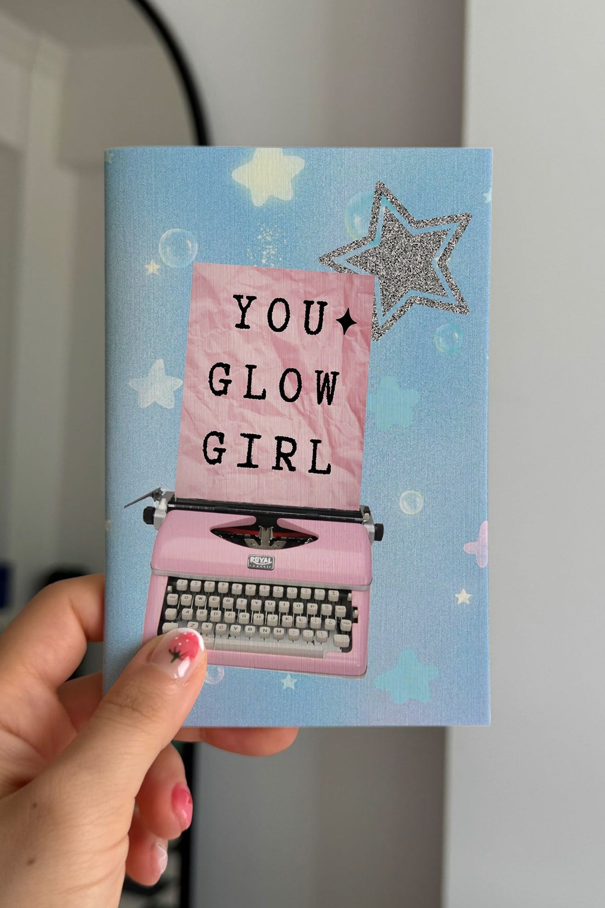 You Glow Girl Mini Çizgisiz Defter