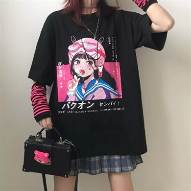 Anime Lolipop Girl Unisex T-shirt