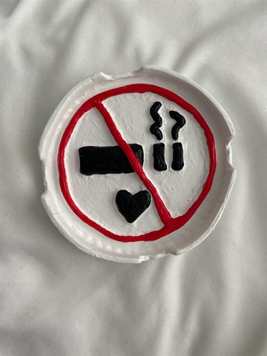 No Smoking Küllük - Takı Tabağı I Handmade