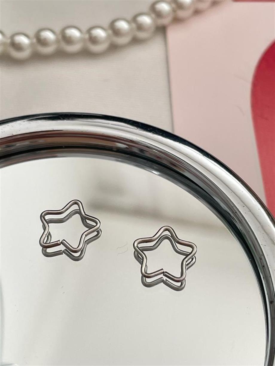 2li Yıldız Sıkıştırmalı Küpe