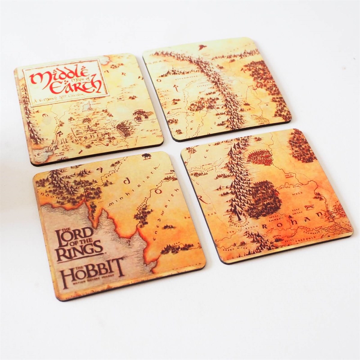 4lü Lord Of The Rings Bardak Altlığı seti