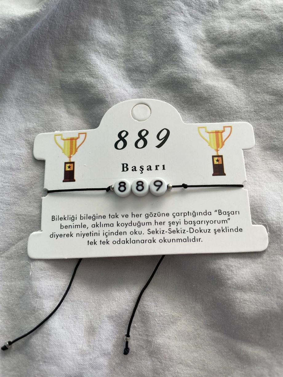 889 Başarı Sayı Sekanslı Bileklik