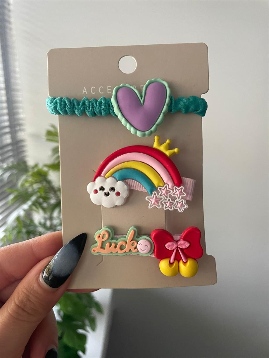 Aesthetic Rainbow Toka Seti Turkuaz