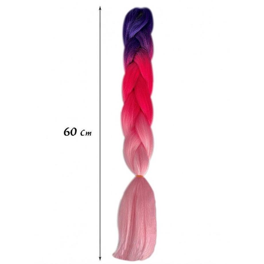 Afrika Saç Örgüsü Renkleri 3 Renk Mor Pembe