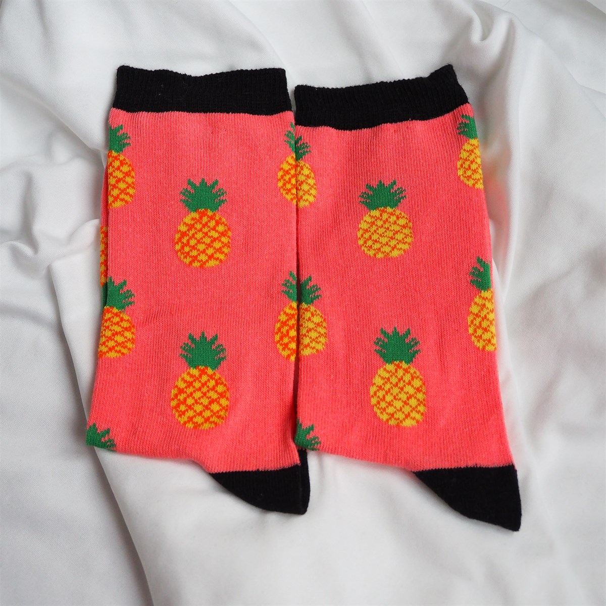 Ananas Coral Çorap