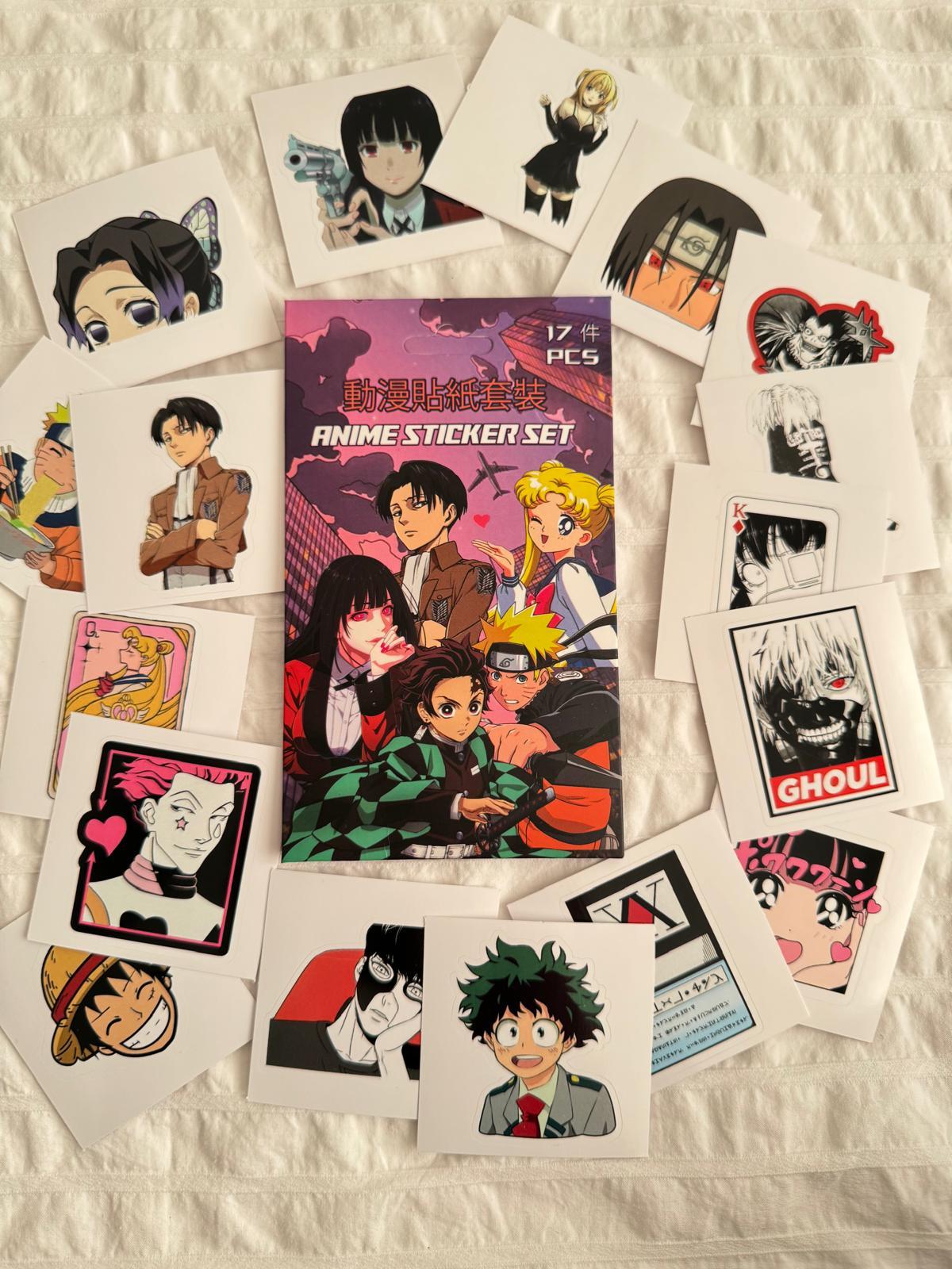 Anime 2 Kutulu Sticker Seti