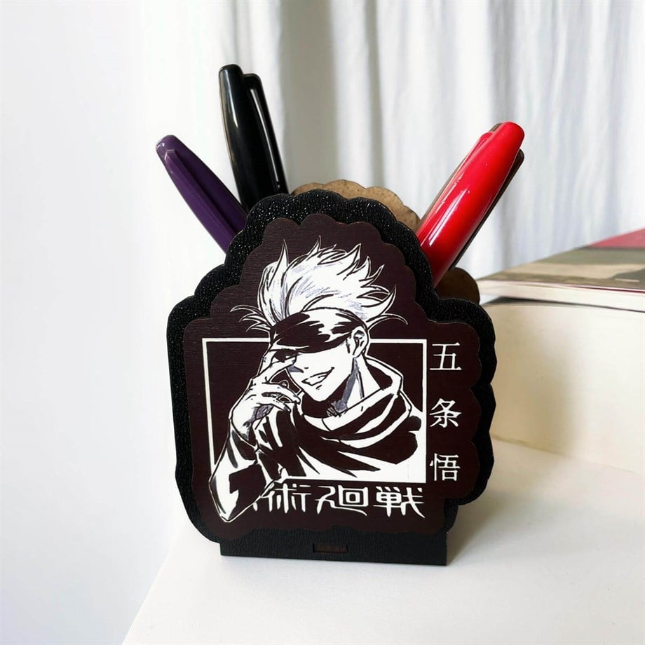Anime Jujutsu Kaisen Ahşap Kalemlik