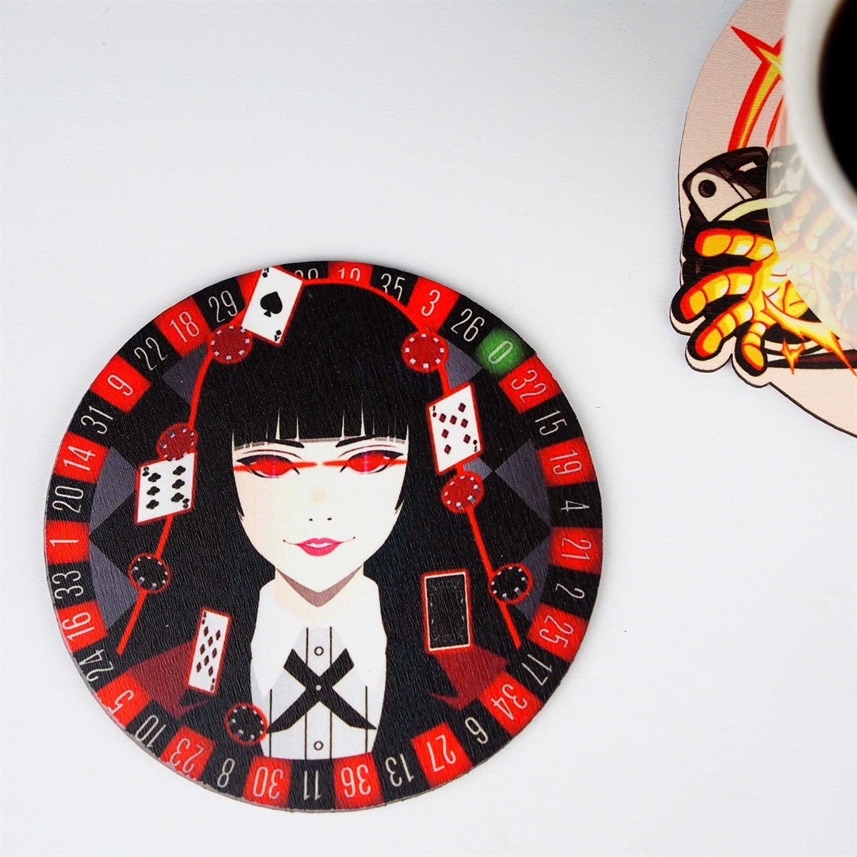 Anime Kakegurui Bardak Altlığı 