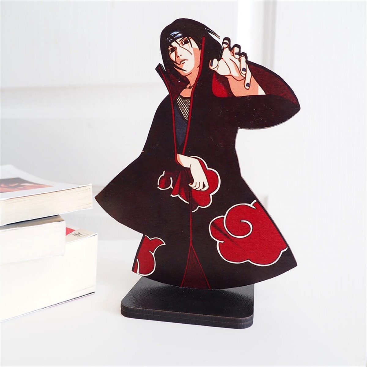 Anime Naruto Uchiha Ahşap Figür