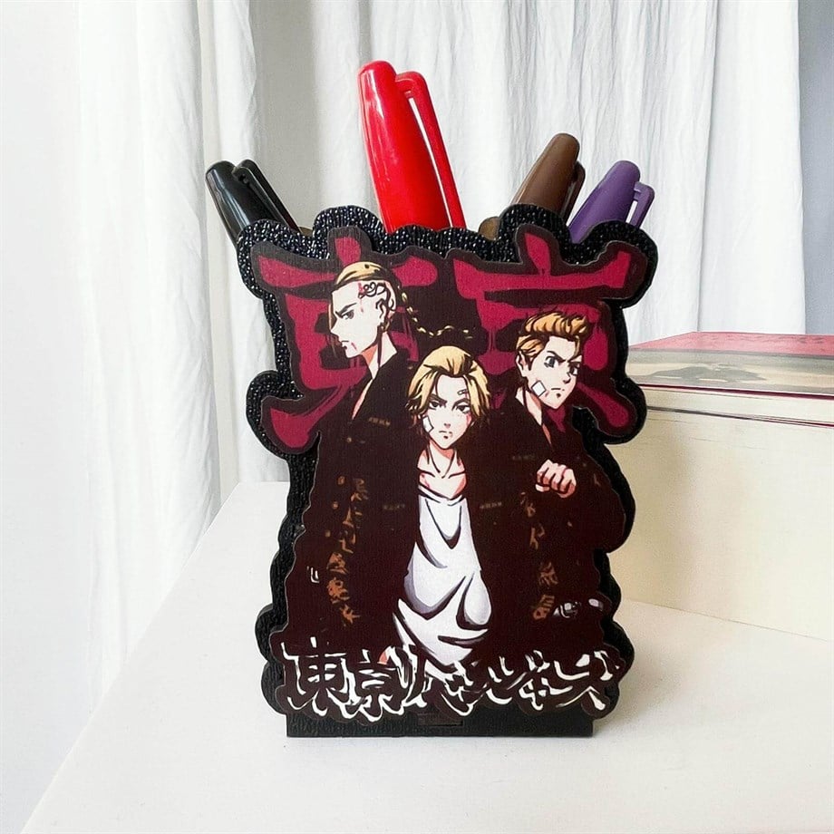 Anime Tokyo Revengers Ahşap Kalemlik