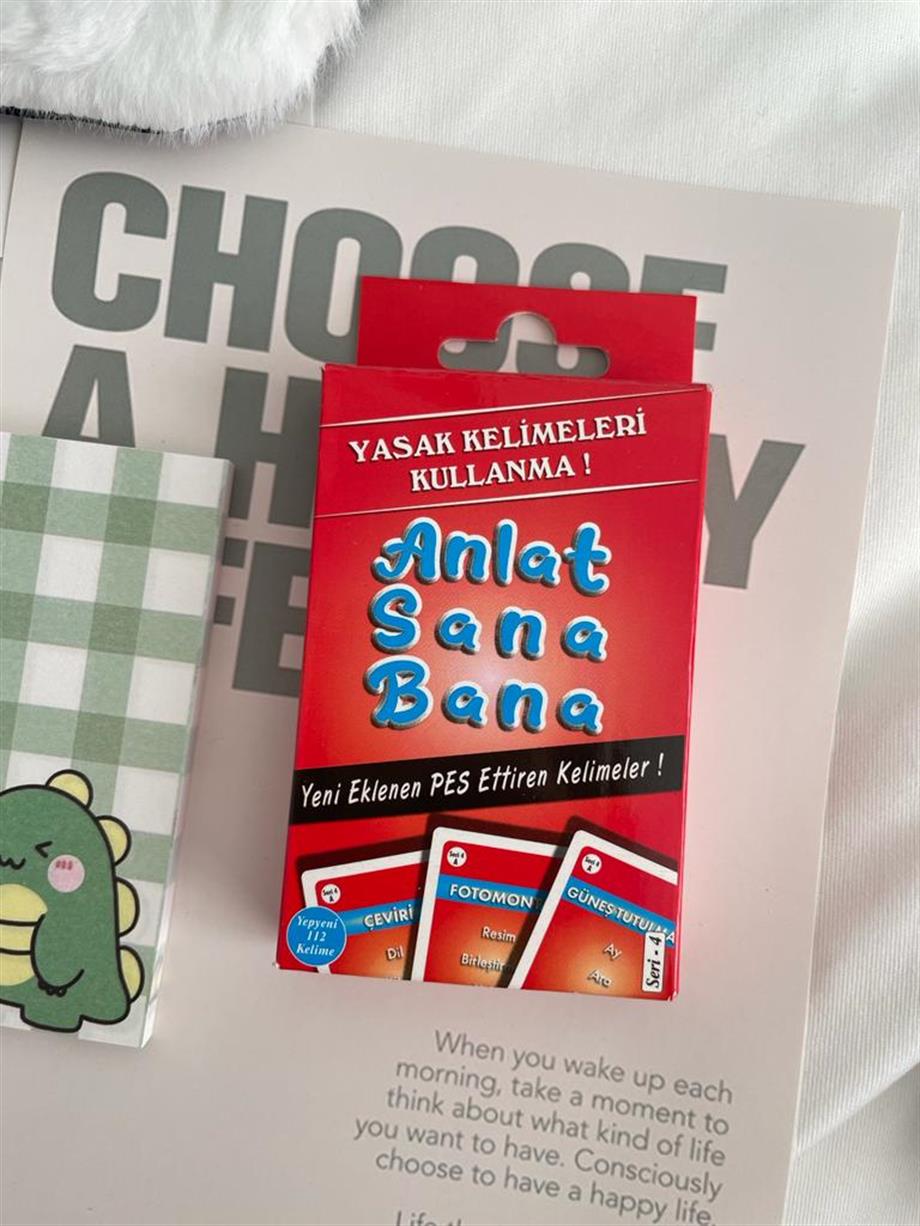 Anlat Sana Bana Yasaklı Kelime Oyunu Kırmızı