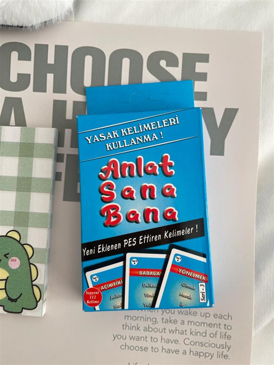 Anlat Sana Bana Yasaklı Kelime Oyunu Mavi