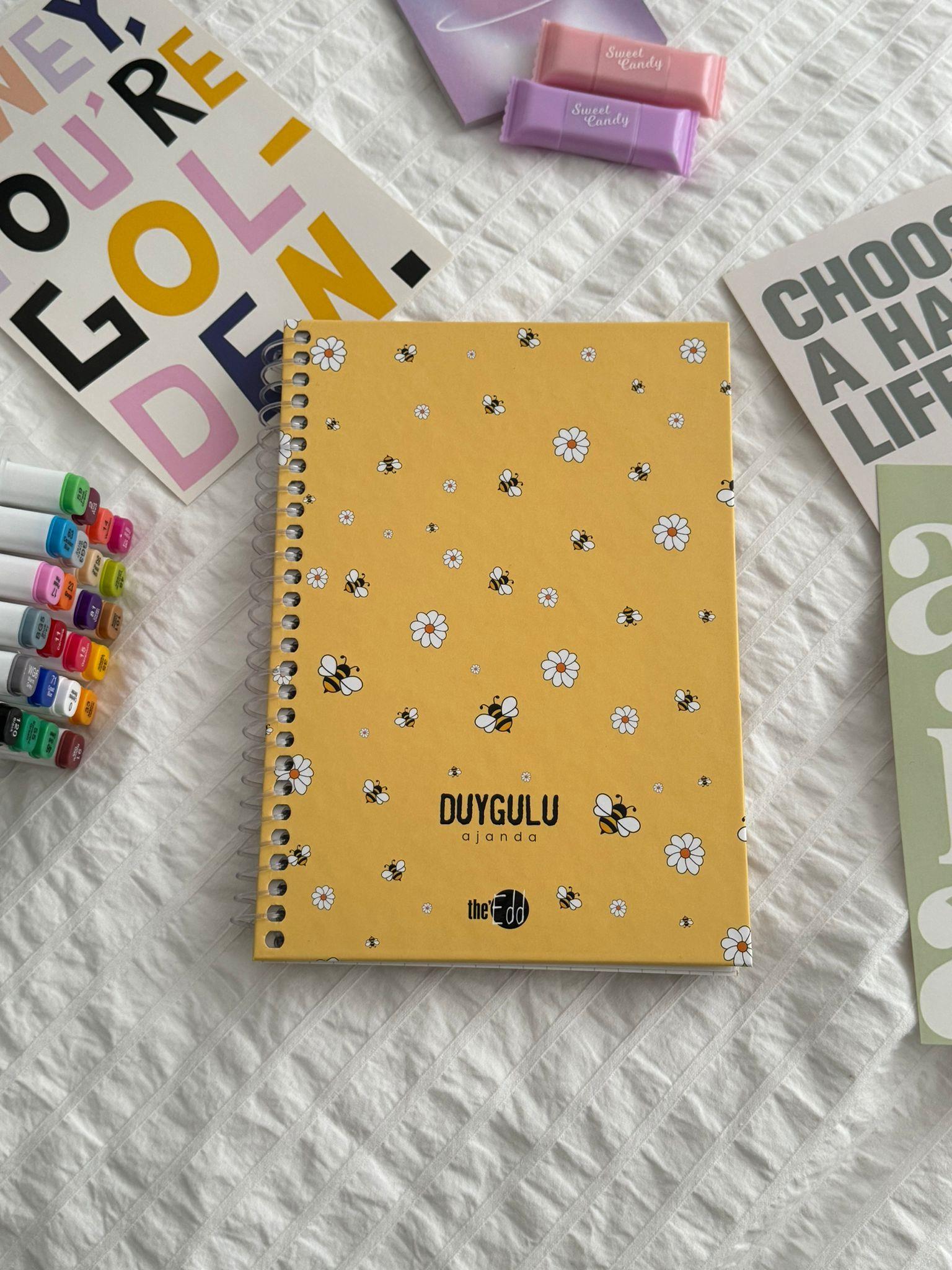 Arılar ve Papatyalar Duygulu Ajanda