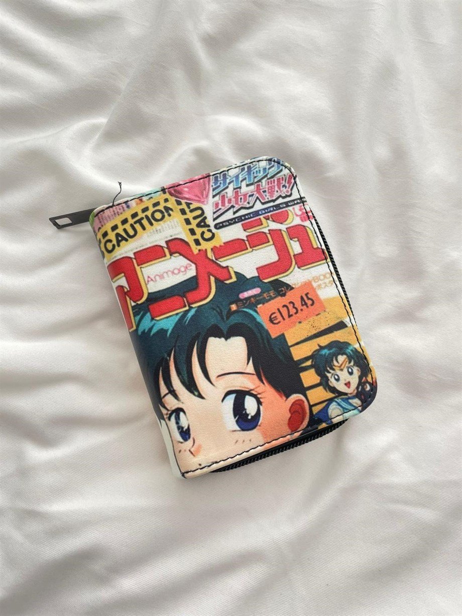 Ay Savaşçısı Kolaj Anime Cüzdan
