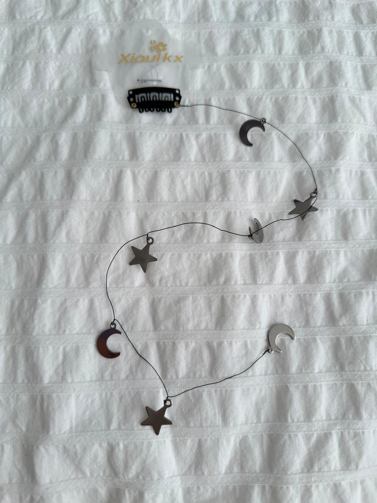 Ay ve Yıldız Detaylı Çıtçıtlı Saç Aksesuarı