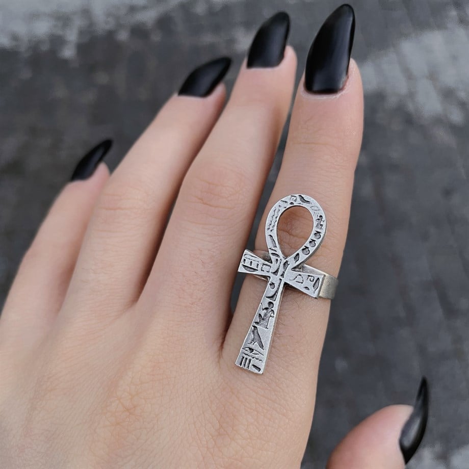 Ayarlanabilir Ankh Yüzük