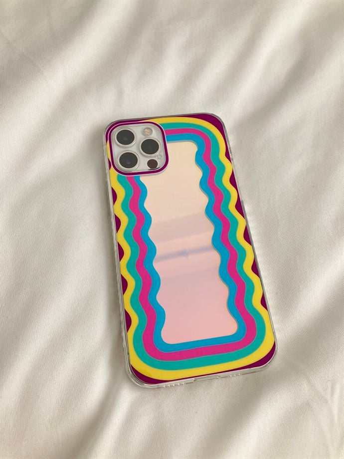Aynalı Gökkuşağı Iphone Kılıf