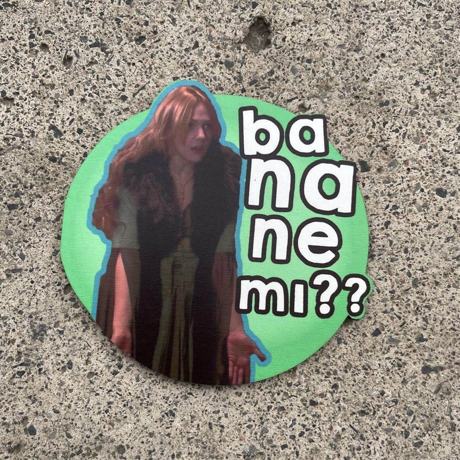 Banane mı Hürrem Bardak Altlığı