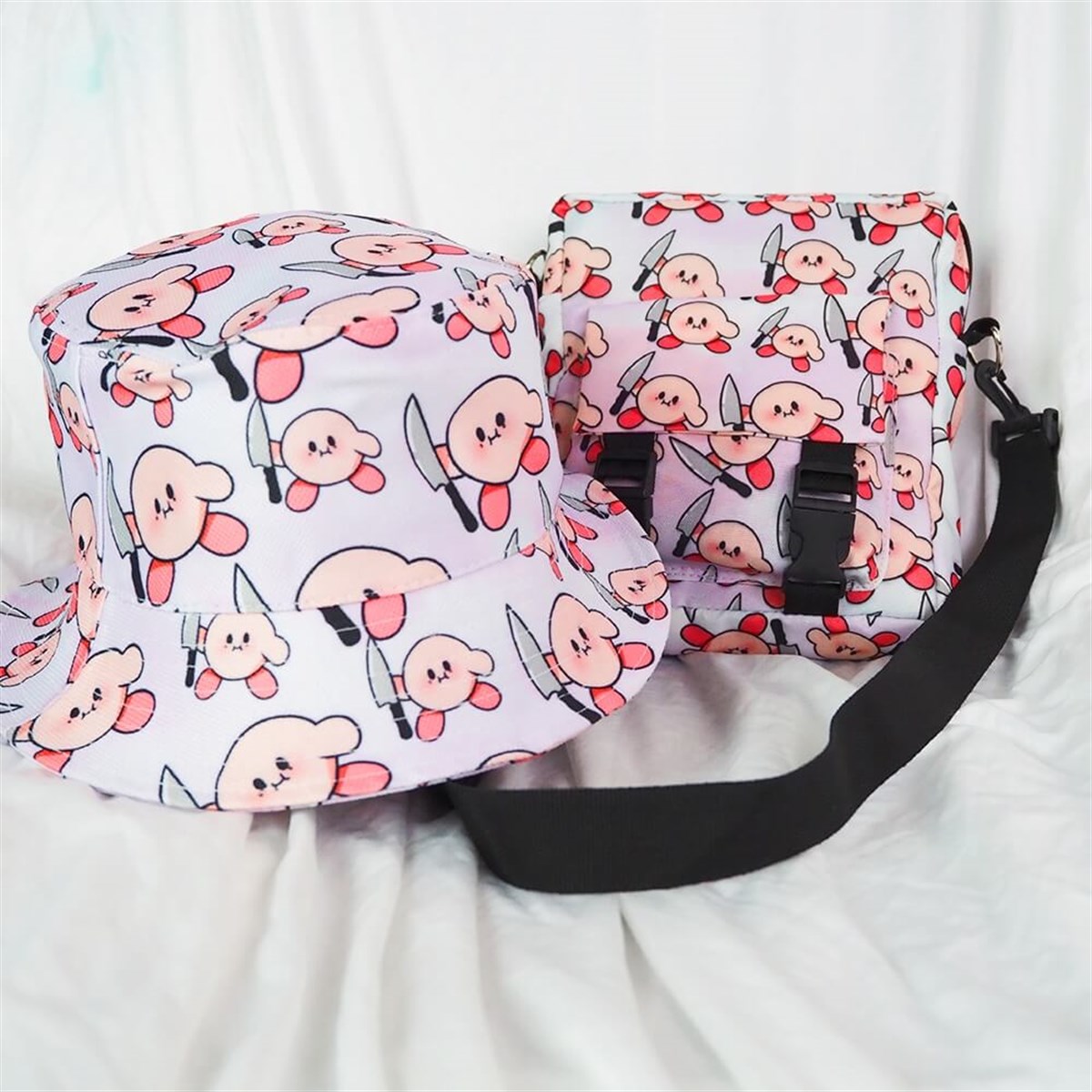 Belalı  Bucket-Crossbody Set