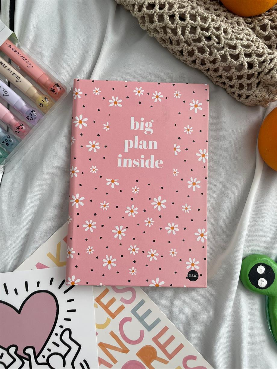 Big Plan Inside Lastikli Sert Kapak Defter