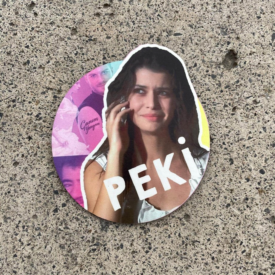 Bihter Peki Bardak Altlığı