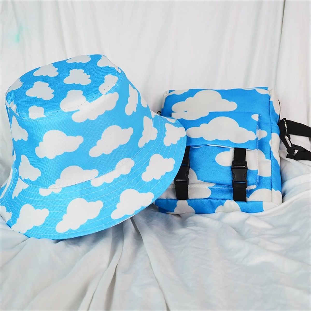 Bulut Bucket-Crossbody Set