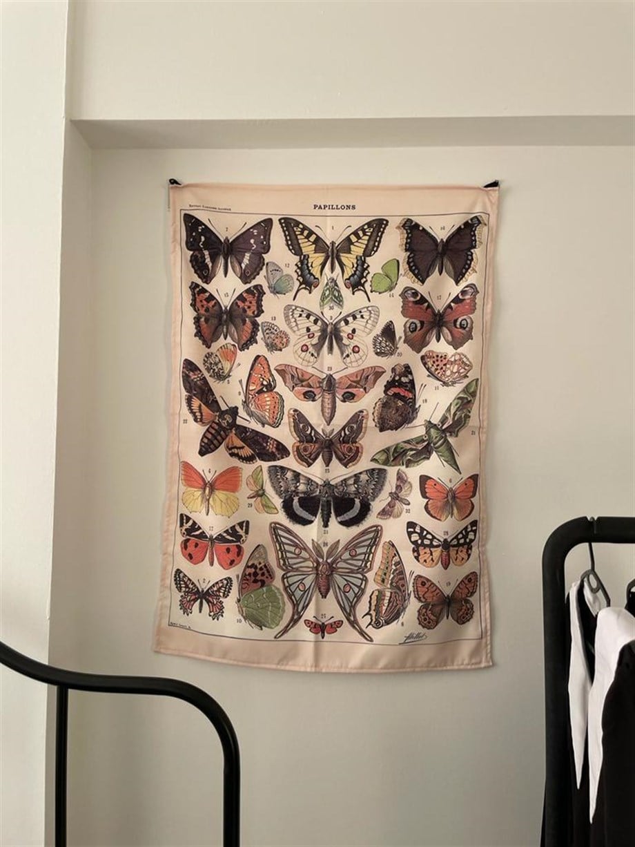 Butterfly Family Duvar Örtüsü - Wall Tapestry I 70 x 100 cm