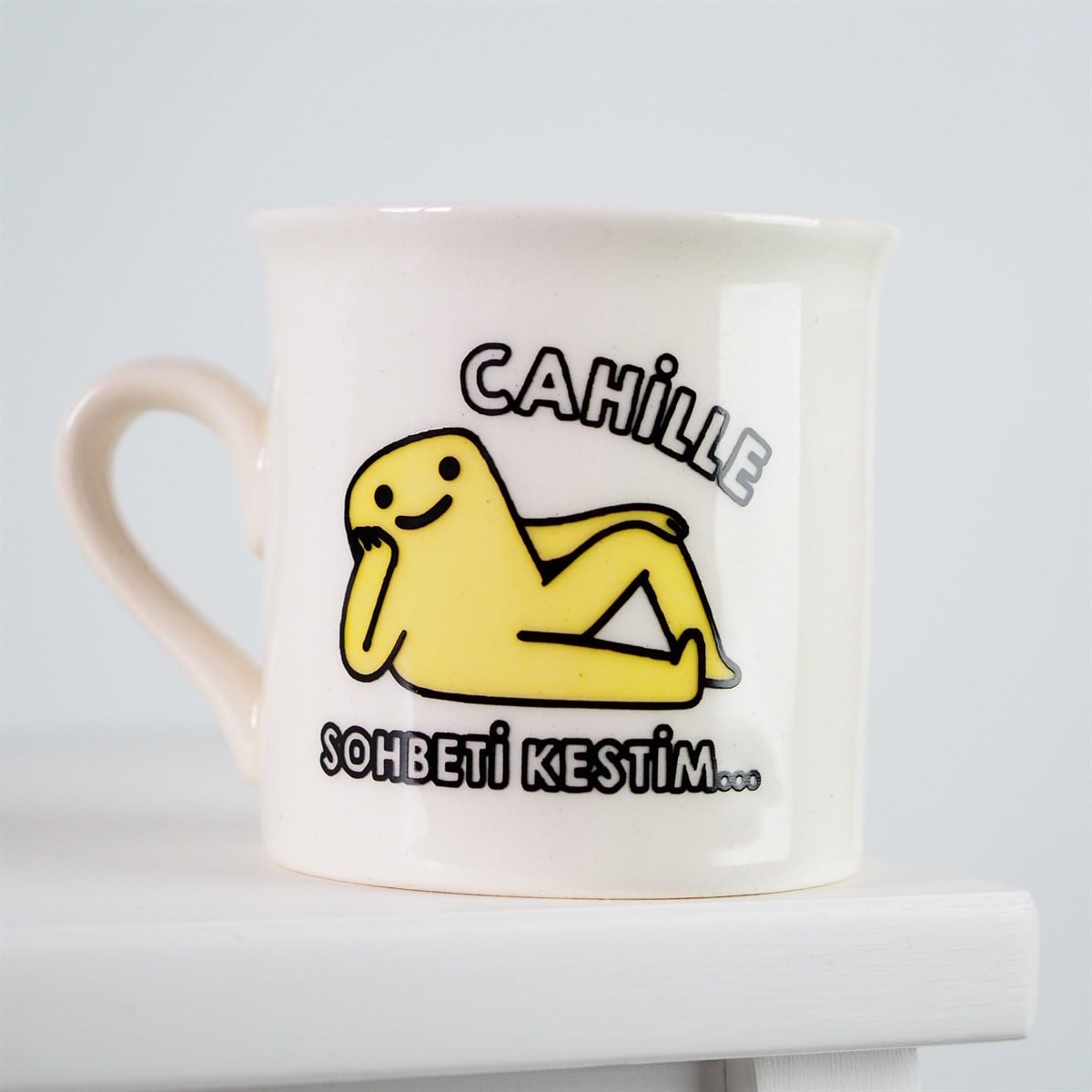 Cahille Sohbeti Kestim Seramik Kupa