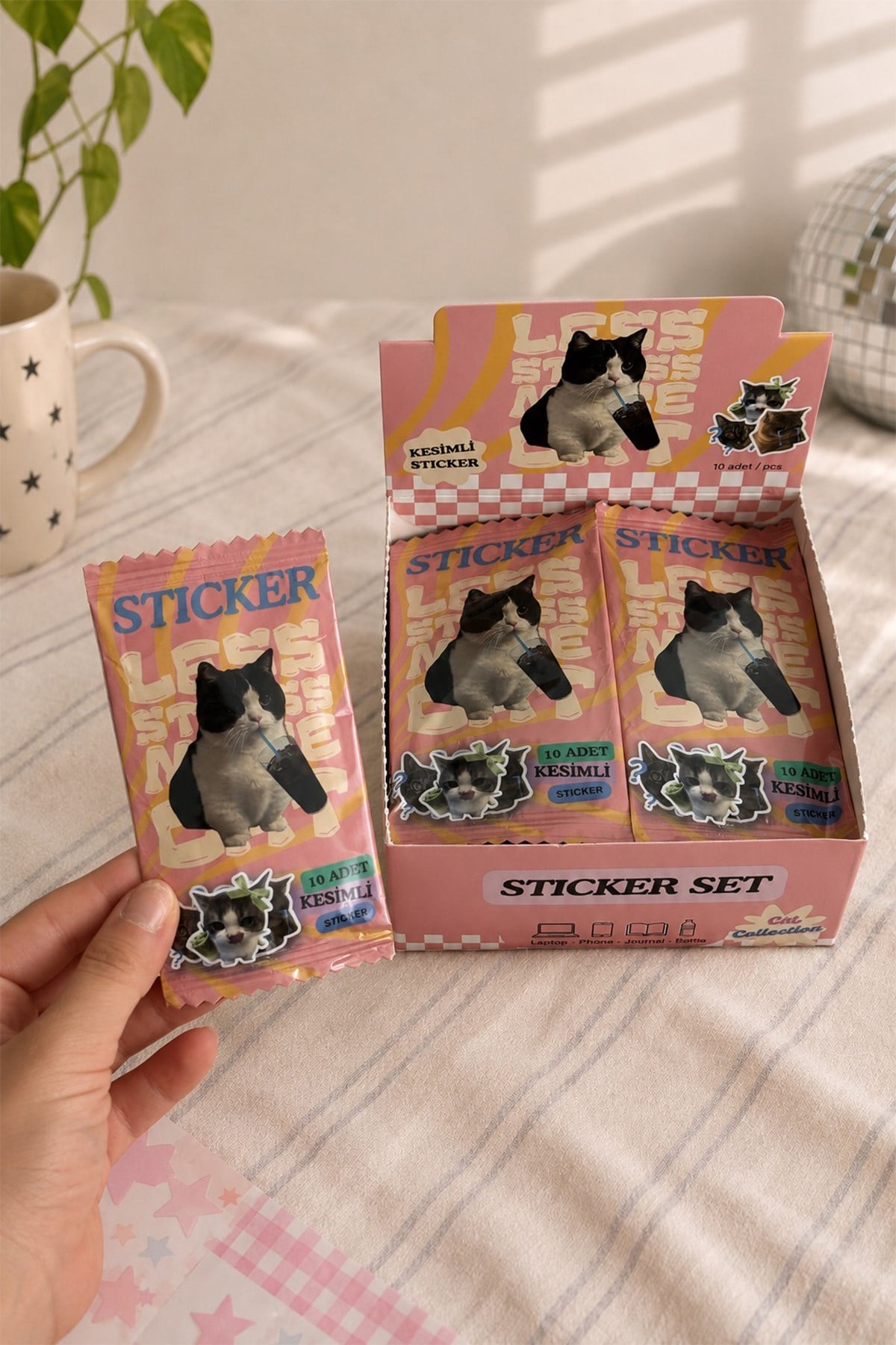 Cat Sticker Pack Flw