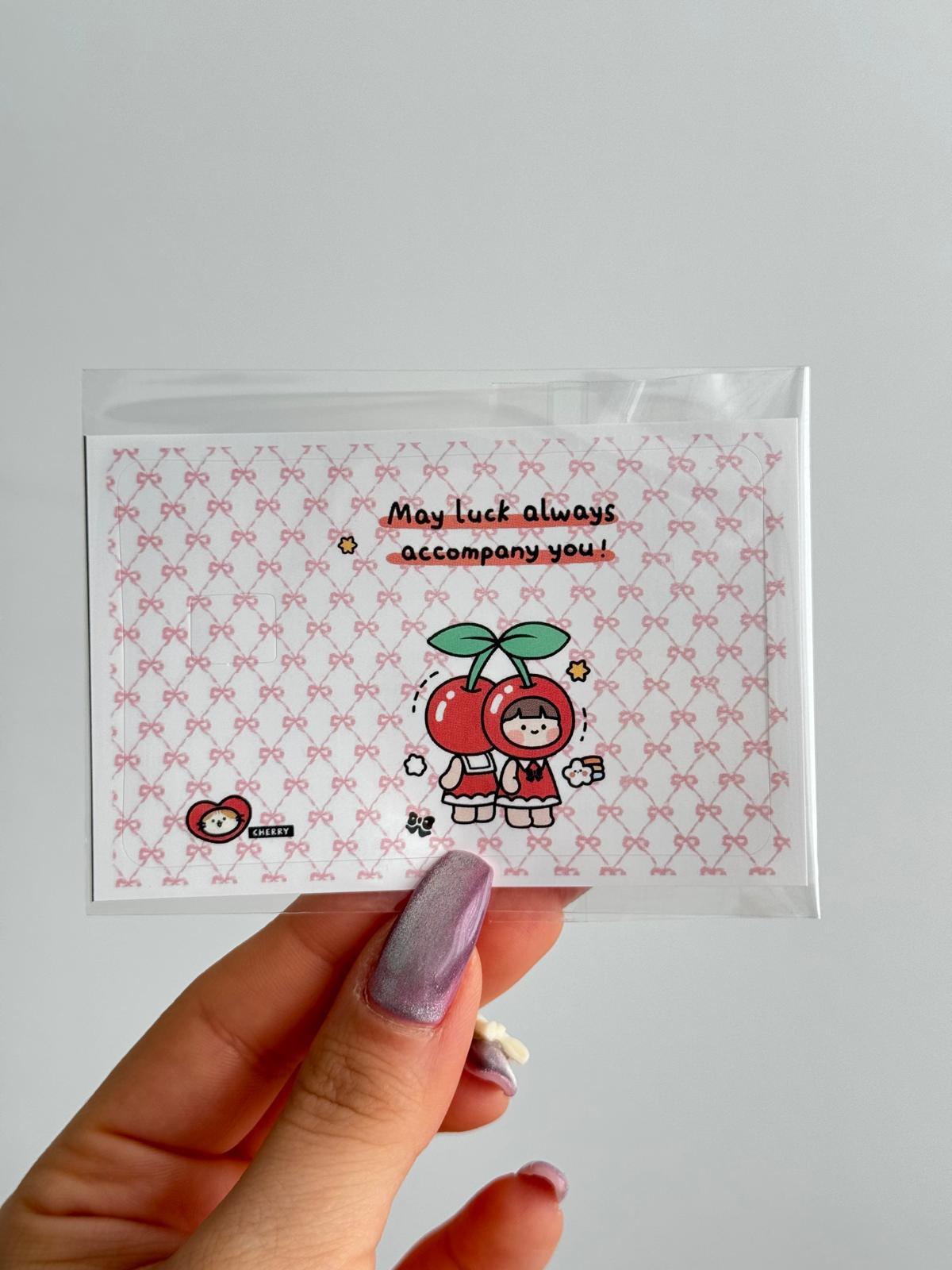 Cherry Girl Kart Kaplama Sticker