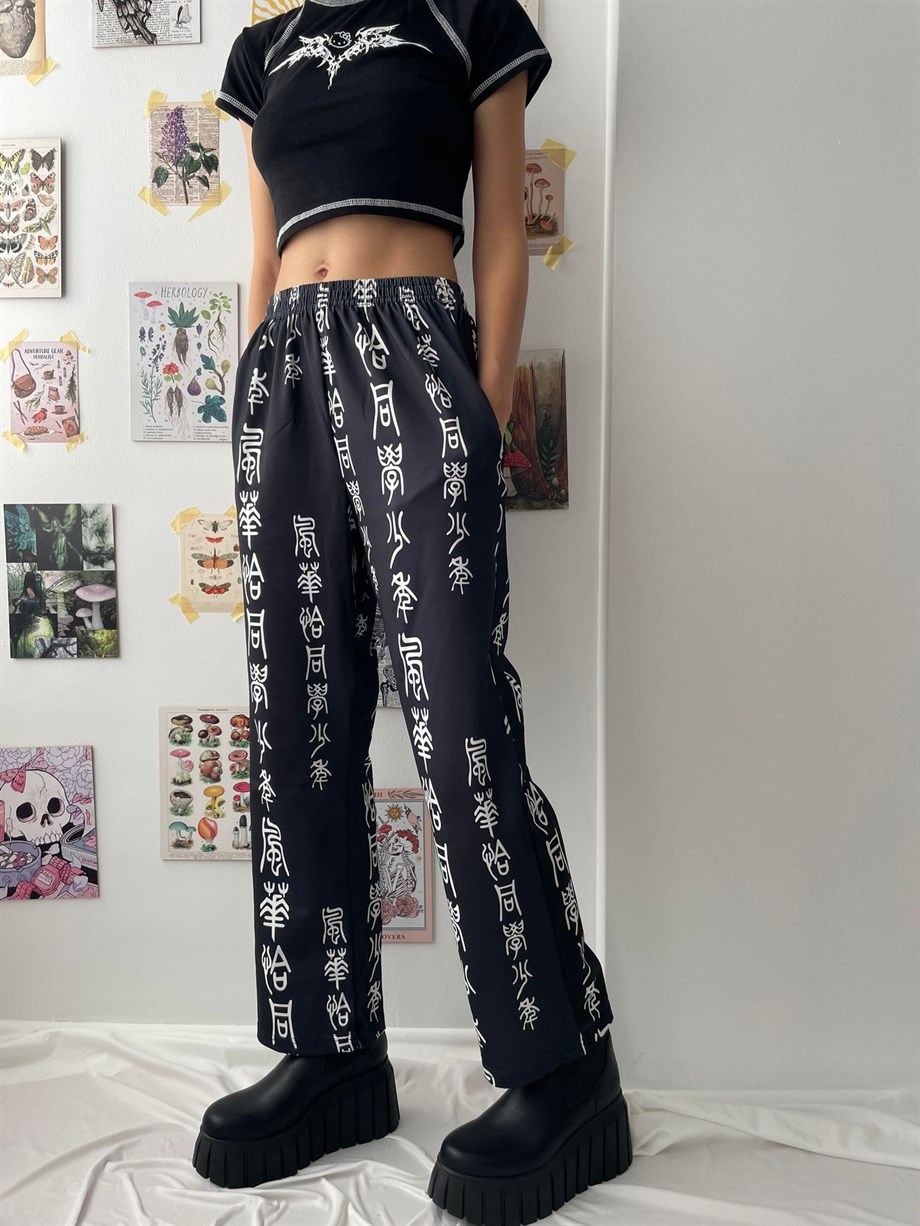 Chinese Characters Unisex Eşofman