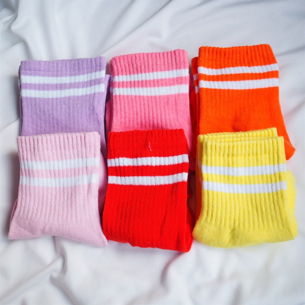 Çizgili Çorap Seti 6'lı
