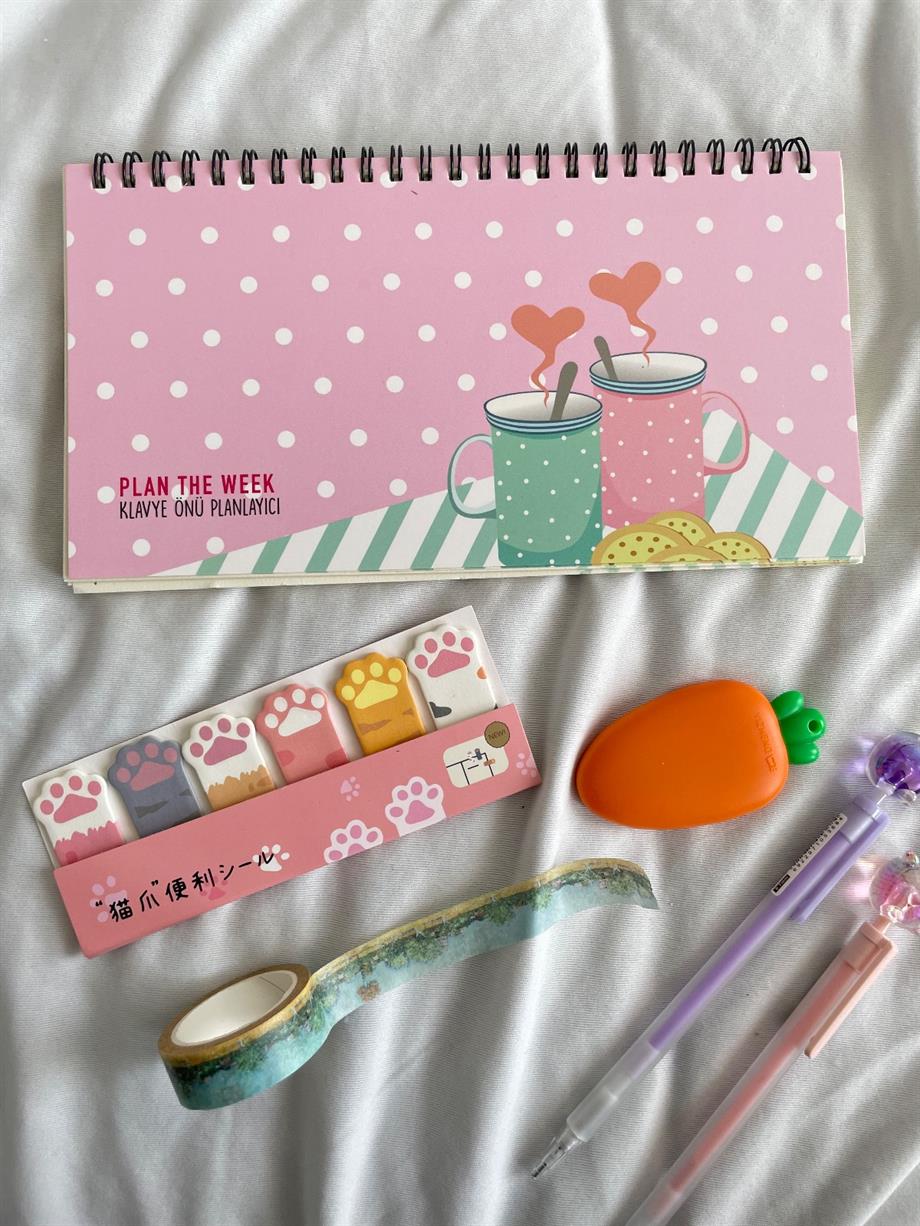 Coffee Love Spiralli Planlayıcı Defter