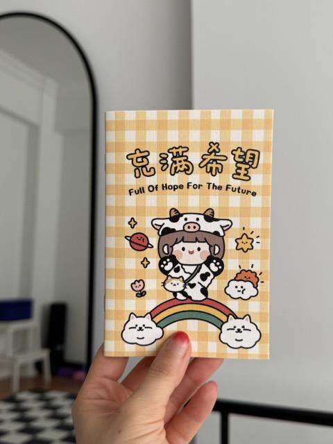 Cow Girl Mini Çizgisiz Defter